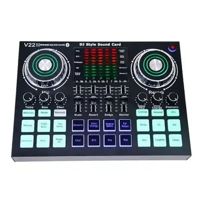 V22 DJ Style Sound Card Professional Quality
